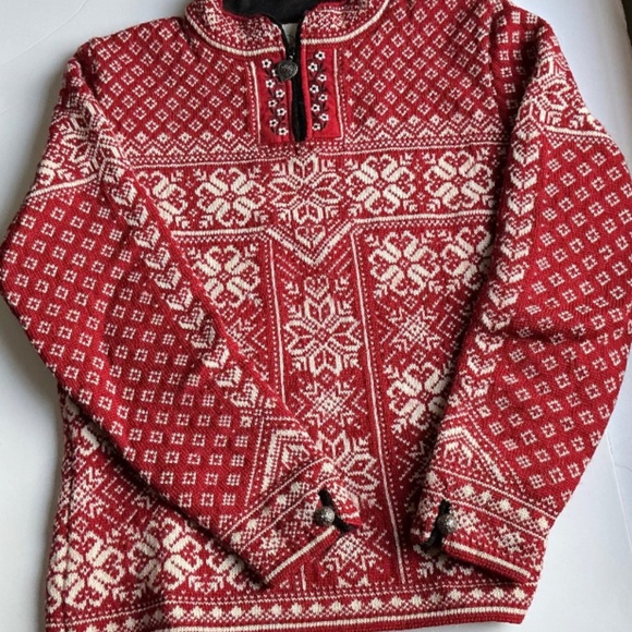 Dale of Norway Olympic, ١/4 zip women pullover Sz M made in Norway 🇳🇴 - Picture 12 of 12